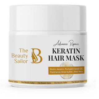                      The Beauty Sailor- Advance Repair Keratin Hair Mask  conditioning treatment for damaged hair                                              