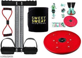 Double spring Tummy Trimmer , Sweat Slim Belt , Tummy Twister and Figer 8 Combo (4)