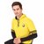 SKYFIT Men Solid Hooded Neck Yellow T-Shirt