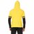 SKYFIT Men Solid Hooded Neck Yellow T-Shirt