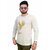 SKYFIT Men Printed Round Neck White T-Shirt