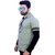 SKYFIT Men Solid Hooded Neck Light Green T-Shirt