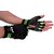 SKYFIT Green Netted with Sillica Padded Gym & Fitness Gloves  (Green, Black)