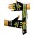 SKYFIT Super Strong Wrist Support Gym Sports Gloves Gym & Fitness Gloves  (Black, Green)
