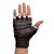 SKYFIT Comfortable Leather Padded Gym Sports Gloves For Men and Women Gym & Fitness Gloves  (Black)