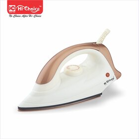 Hi-Choice 750W Dry Iron with Advance Soleplate and Anti-bacterial German Coating Technology (1041DX)