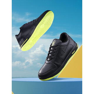                       Woakers Mens Black Casual Shoes                                              