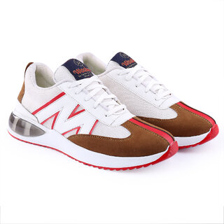                       Woakers Mens Red Casual Shoes                                              