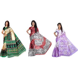 SVB Sarees Multicolour Taffeta Silk Saree Without Blouse Piece SVB Sarees Multicolour Taffeta Silk Saree Without Blouse Piece