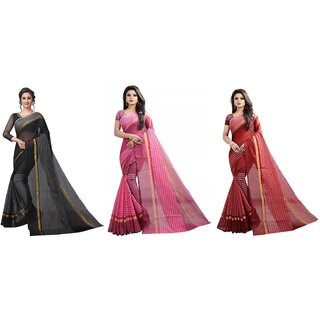 SVB Sarees Multicolour Art Silk Saree With Blouse Piece SVB Sarees Multicolour Art Silk Saree With Blouse Piece