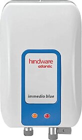 Hindware 3 L Instant Water Geyser (Immedio Blue; White  Blue)