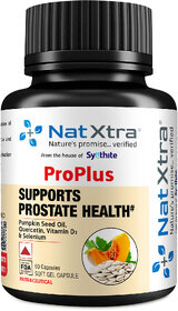 NatXtra ProPlus supports prostate health with pumpkin seed oil, quercetin, Vitamin D3 Selenium