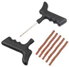 Auto Hub Tubeless portable Tyre Puncture Repair Kit for Universal  Cars  Bikes