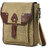 AQUADOR messenger bag of canvas and genuine leather(AB-CL-1533)
