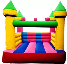 Ganesh Sky Balloon Bouncy (8X8 Fee) Inflatable Bouncer Kids Bounce House with Air Blower.