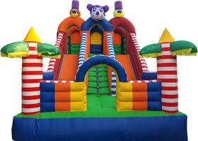 Ganesh Sky Balloon Bouncy (12x18 Feet) Inflatable Bouncer Kids Bounce with (1Air Blower And 1 Blower)