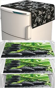 REVEXO Refrigerator Cover (Width: 20 cm, Multicolor)
