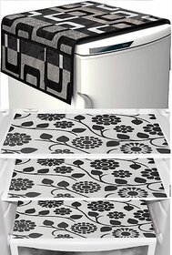 REVEXO Refrigerator Cover (Width: 20 cm, Multicolor)