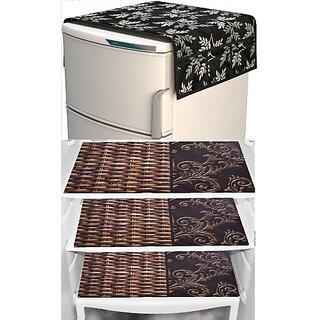 REVEXO Refrigerator Cover (Width: 20 cm, Multicolor)