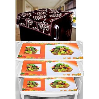 REVEXO Refrigerator Cover (Width: 20 cm, Multicolor) REVEXO Refrigerator Cover (Width: 20 cm, Multicolor)