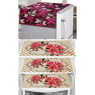                       REVEXO Refrigerator Cover (Width: 20 cm, Multicolor)                                              