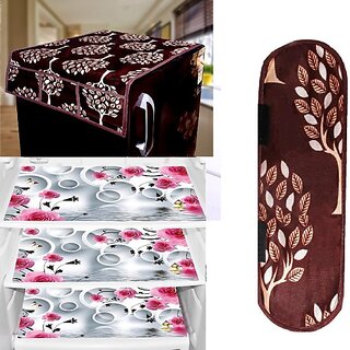 REVEXO Refrigerator Cover (Width: 98 cm, Multicolor) REVEXO Refrigerator Cover (Width: 98 cm, Multicolor)