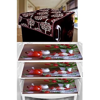 REVEXO Refrigerator Cover (Width: 20 cm, Multicolor) REVEXO Refrigerator Cover (Width: 20 cm, Multicolor)