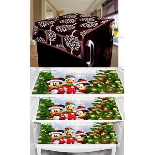 REVEXO Refrigerator Cover (Width: 20 cm, Multicolor) REVEXO Refrigerator Cover (Width: 20 cm, Multicolor)