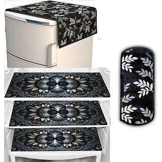 REVEXO Refrigerator Cover (Width: 98 cm, Multicolor) REVEXO Refrigerator Cover (Width: 98 cm, Multicolor)