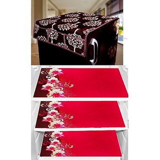                       REVEXO Refrigerator Cover (Width: 20 cm, Multicolor)                                              