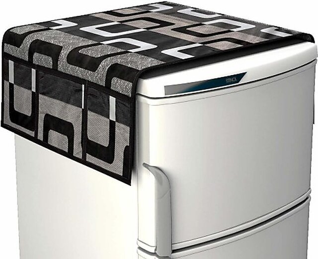 REVEXO Refrigerator Cover (Width: 20 cm, Multicolor)