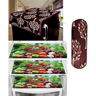                       REVEXO Refrigerator Cover (Width: 98 cm, Multicolor)                                              