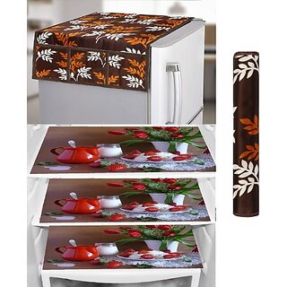 REVEXO Refrigerator Cover (Width: 98 cm, Multicolor) REVEXO Refrigerator Cover (Width: 98 cm, Multicolor)