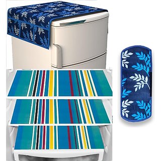 REVEXO Refrigerator Cover (Width: 98 cm, Multicolor) REVEXO Refrigerator Cover (Width: 98 cm, Multicolor)