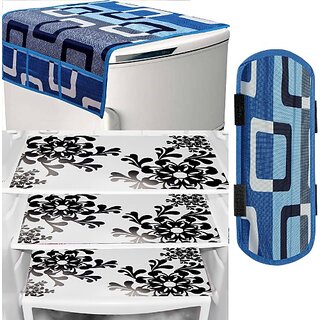 REVEXO Refrigerator Cover (Width: 98 cm, Multicolor) REVEXO Refrigerator Cover (Width: 98 cm, Multicolor)