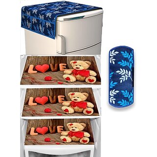 REVEXO Refrigerator Cover (Width: 98 cm, Multicolor) REVEXO Refrigerator Cover (Width: 98 cm, Multicolor)