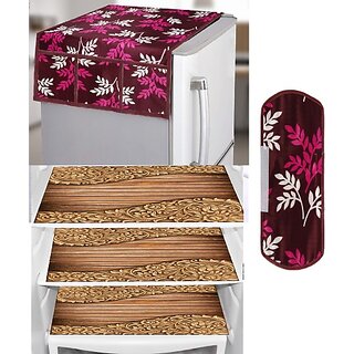REVEXO Refrigerator Cover (Width: 98 cm, Multicolor) REVEXO Refrigerator Cover (Width: 98 cm, Multicolor)
