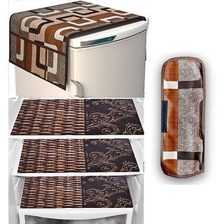 REVEXO Refrigerator Cover (Width: 98 cm, Multicolor) REVEXO Refrigerator Cover (Width: 98 cm, Multicolor)
