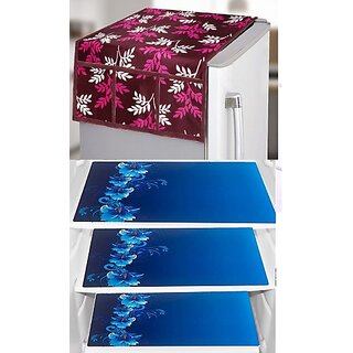 REVEXO Refrigerator Cover (Width: 20 cm, Multicolor) REVEXO Refrigerator Cover (Width: 20 cm, Multicolor)