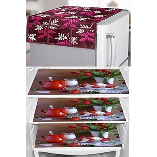 REVEXO Refrigerator Cover (Width: 20 cm, Multicolor) REVEXO Refrigerator Cover (Width: 20 cm, Multicolor)