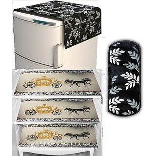 REVEXO Refrigerator Cover (Width: 98 cm, Multicolor) REVEXO Refrigerator Cover (Width: 98 cm, Multicolor)