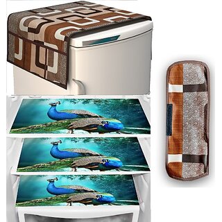                       REVEXO Refrigerator Cover (Width: 98 cm, Multicolor)                                              