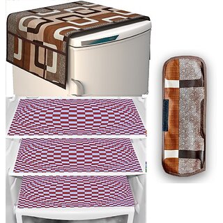                      REVEXO Refrigerator Cover (Width: 98 cm, Multicolor)                                              
