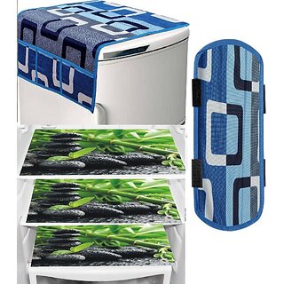 REVEXO Refrigerator Cover (Width: 98 cm, Multicolor) REVEXO Refrigerator Cover (Width: 98 cm, Multicolor)