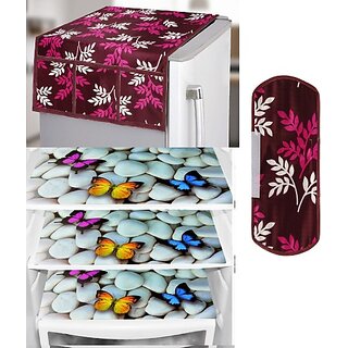 REVEXO Refrigerator Cover (Width: 98 cm, Multicolor) REVEXO Refrigerator Cover (Width: 98 cm, Multicolor)