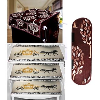 REVEXO Refrigerator Cover (Width: 98 cm, Multicolor) REVEXO Refrigerator Cover (Width: 98 cm, Multicolor)