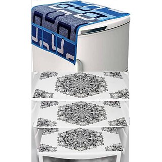 REVEXO Refrigerator Cover (Width: 20 cm, Multicolor) REVEXO Refrigerator Cover (Width: 20 cm, Multicolor)
