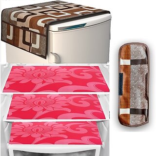                       REVEXO Refrigerator Cover (Width: 98 cm, Multicolor)                                              