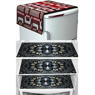 REVEXO Refrigerator Cover (Width: 20 cm, Multicolor) REVEXO Refrigerator Cover (Width: 20 cm, Multicolor)