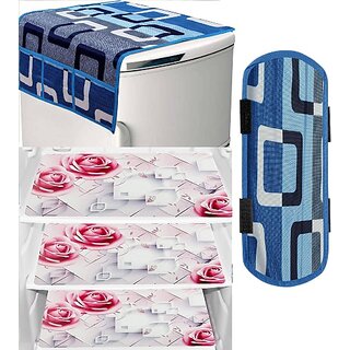 REVEXO Refrigerator Cover (Width: 98 cm, Multicolor) REVEXO Refrigerator Cover (Width: 98 cm, Multicolor)
